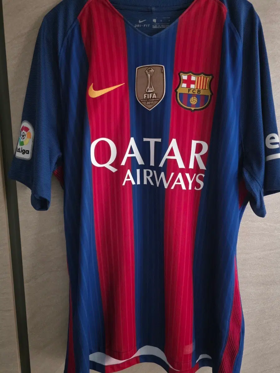 FC 바르셀로나 2015 FIFA 클럽 월드컵 패치 유니폼 자컷 레플리카