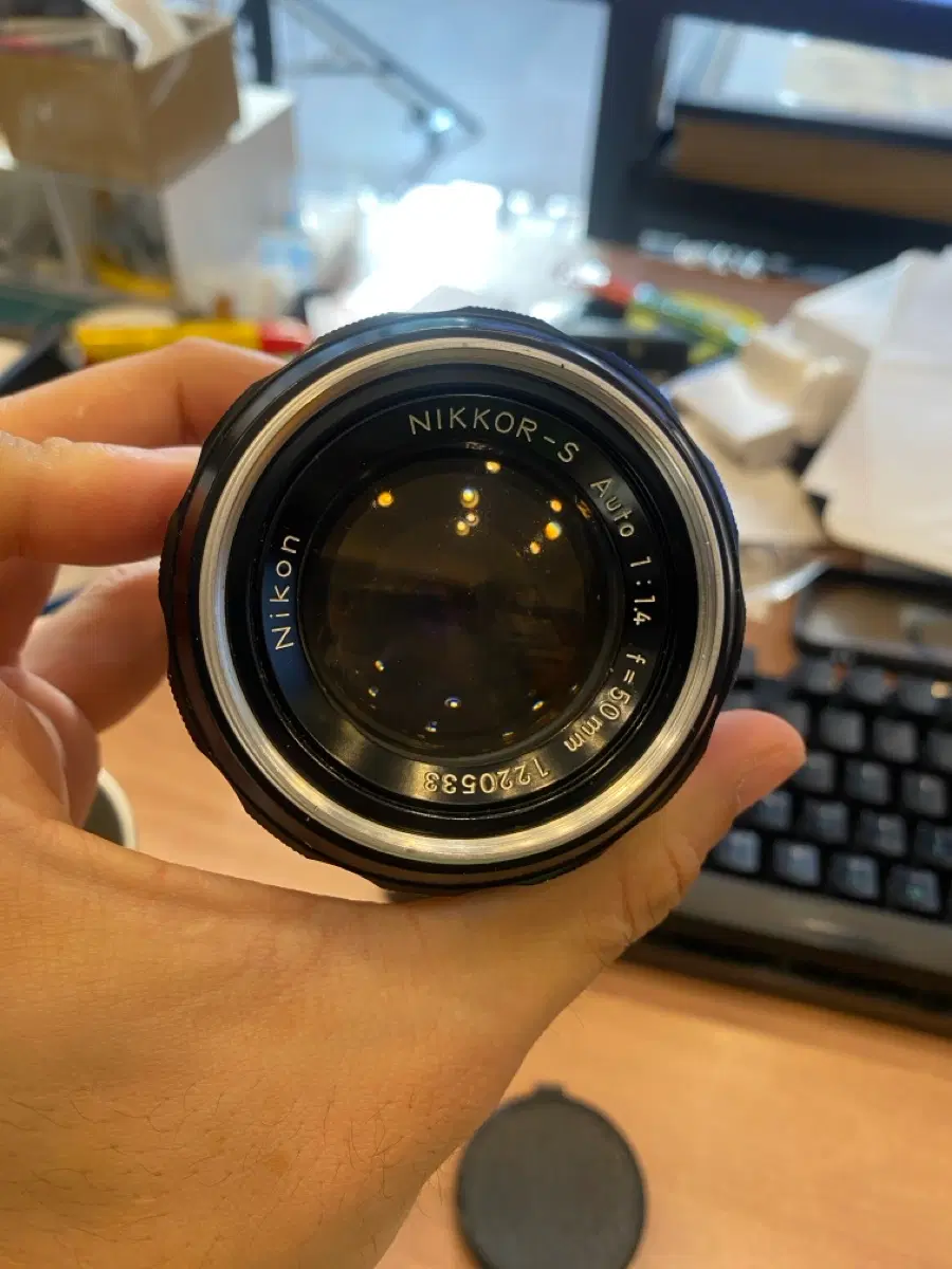 니콘 NIKKOR-S Auto 50mm f/1.4 렌즈