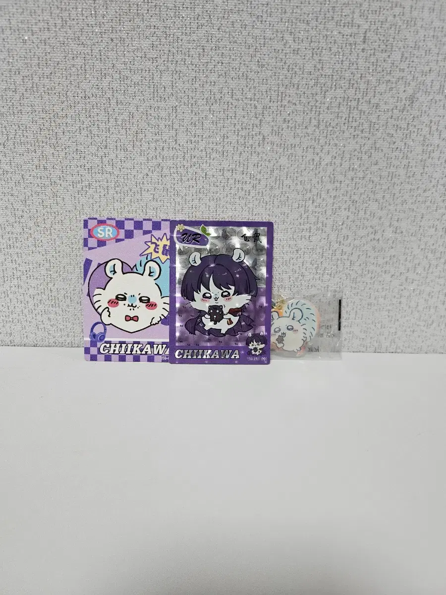 치이카와 모몽가 카드 2장 + 아크릴 키링