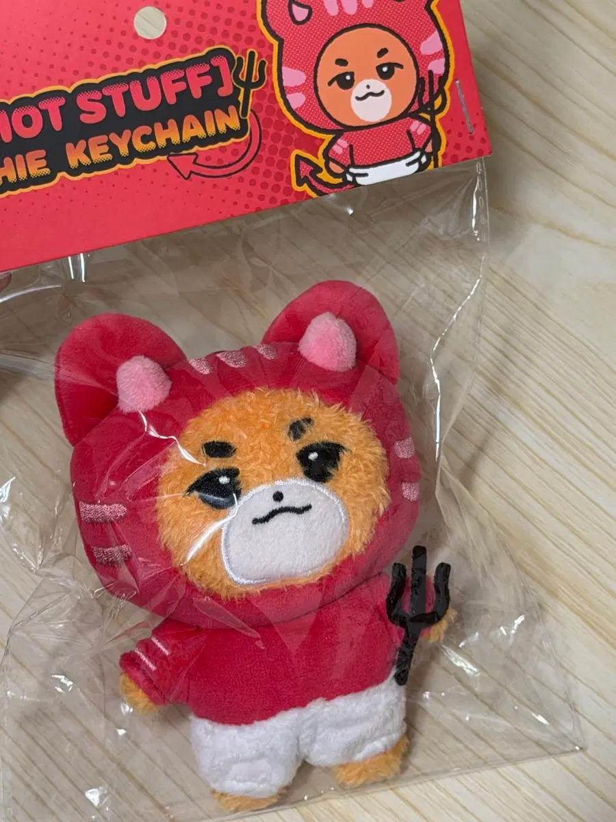 (T1 x Hot Stuff) Plush Keychain 오너 인형 플러시 키링