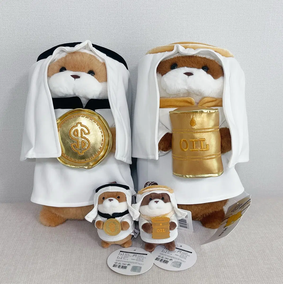 만수링 우소우소짱 만수르 2종 인형 + 키링 일괄