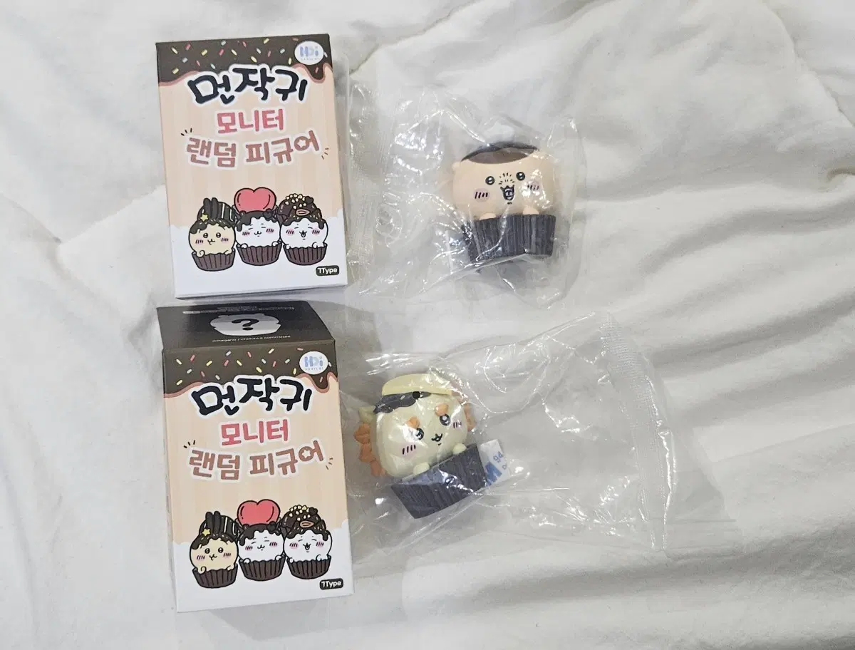 먼작귀 모니터 랜덤 피규어 쿠리만쥬 시사