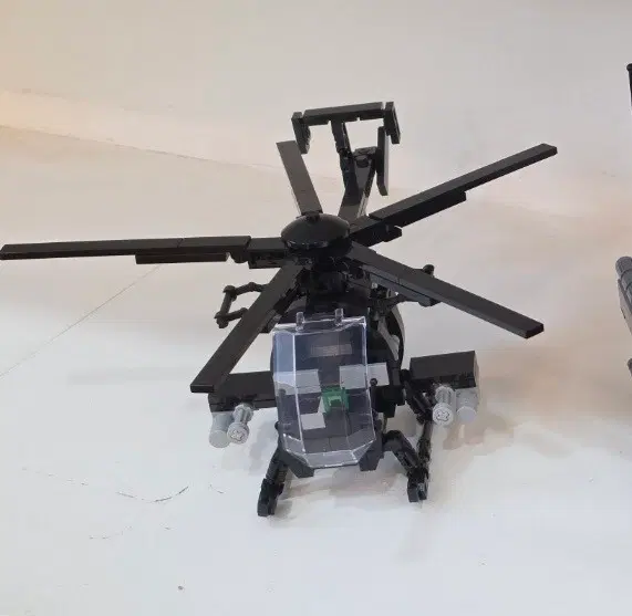 레고 호환 밀리터리 AH-6 리틀버드 공격 헬기