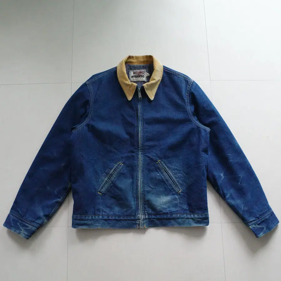 70s 시어스 로벅스 MADE IN USA 블랭킷 데님 워크자켓 L