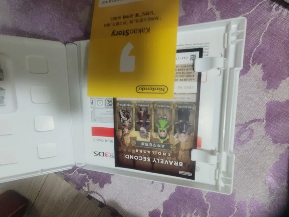 3ds 상태좋음 브레이블리 세컨드 한글판 팔아요.사진참조 실행확인 재미있는 게임