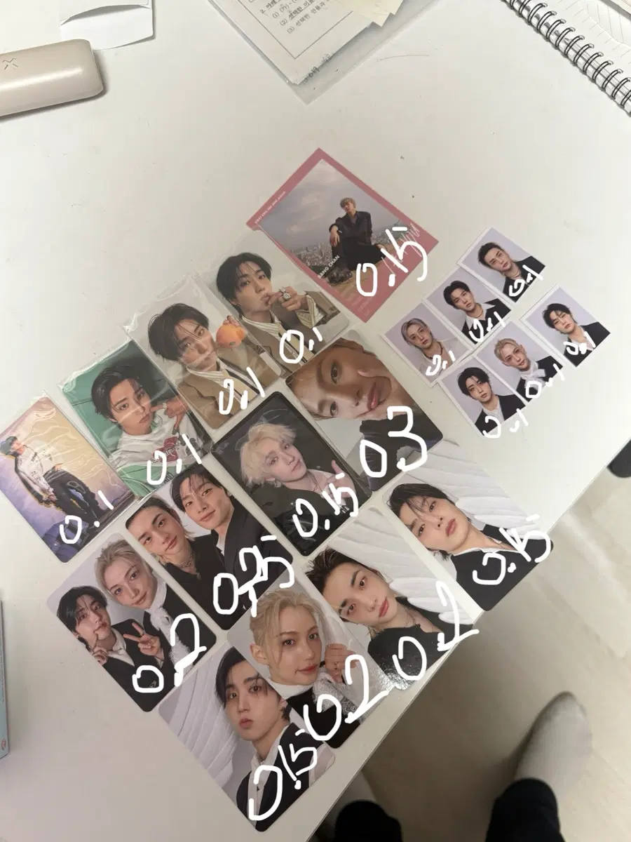 스키즈 포카 방찬 창빈 현진 한 필릭스 아이엔