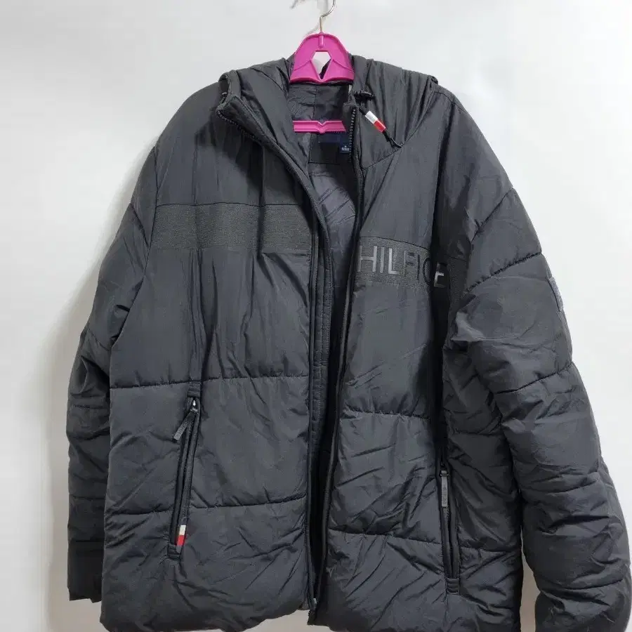 타미힐피거 패딩 점퍼 L (지퍼 불량)