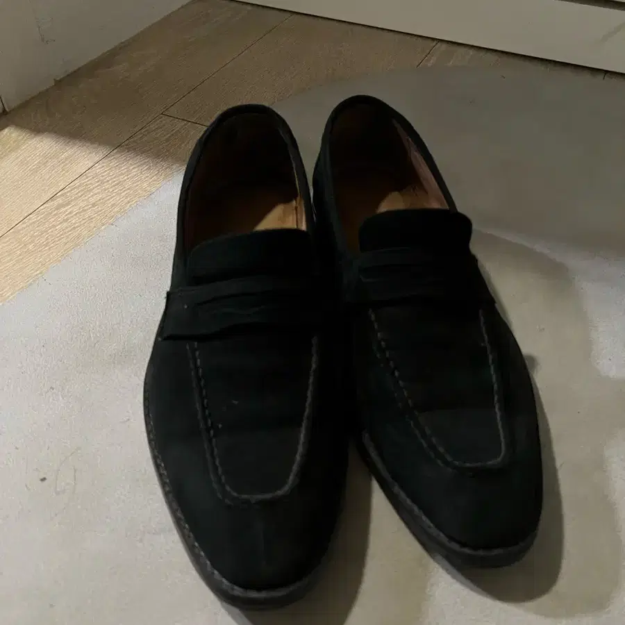 블랙 스웨이드 로퍼 265 (로크스타일)