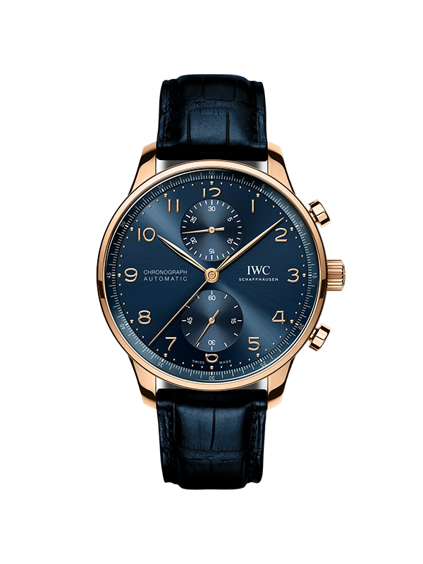 IWC 포르투기저 크로노그래프 41-IW371614 블루 부티크 에디션