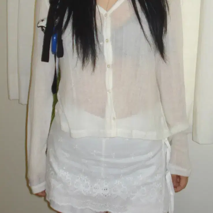 아워캐비넷 가디건 calm slim cardigan