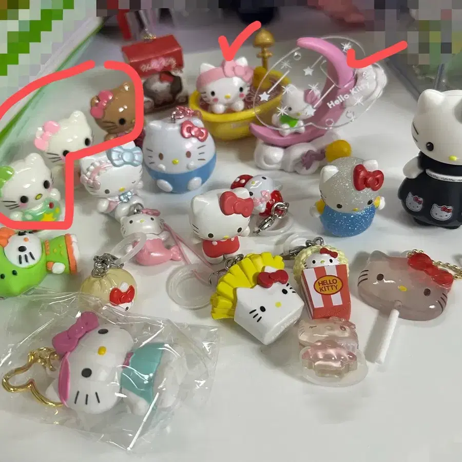 헬로키티 키링 가챠 정리 산리오