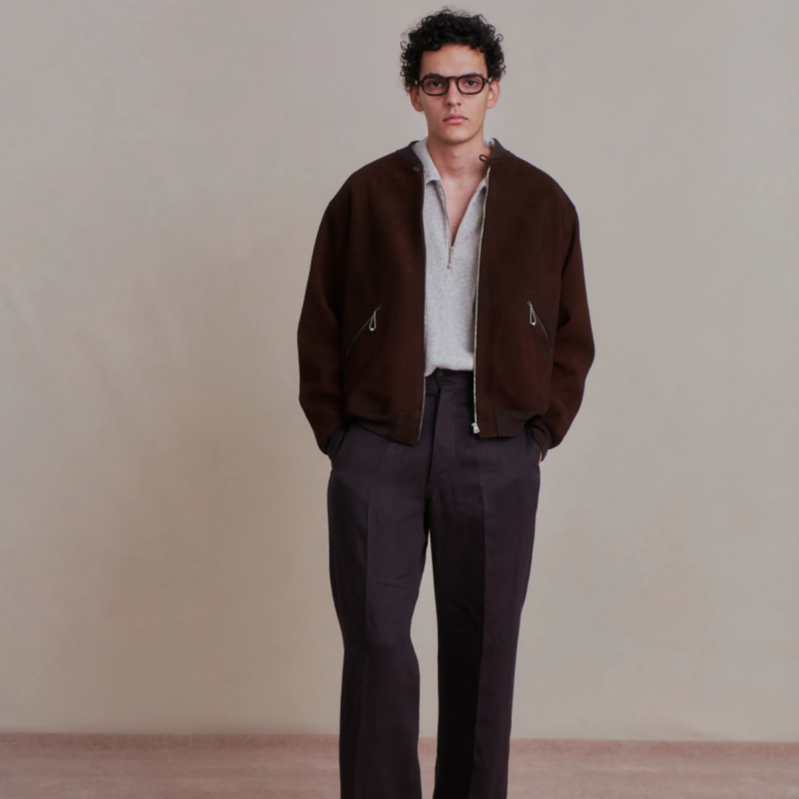올드조 / PATINA DEERSKIN ADASTRA JACKET CHESTNUT / 40