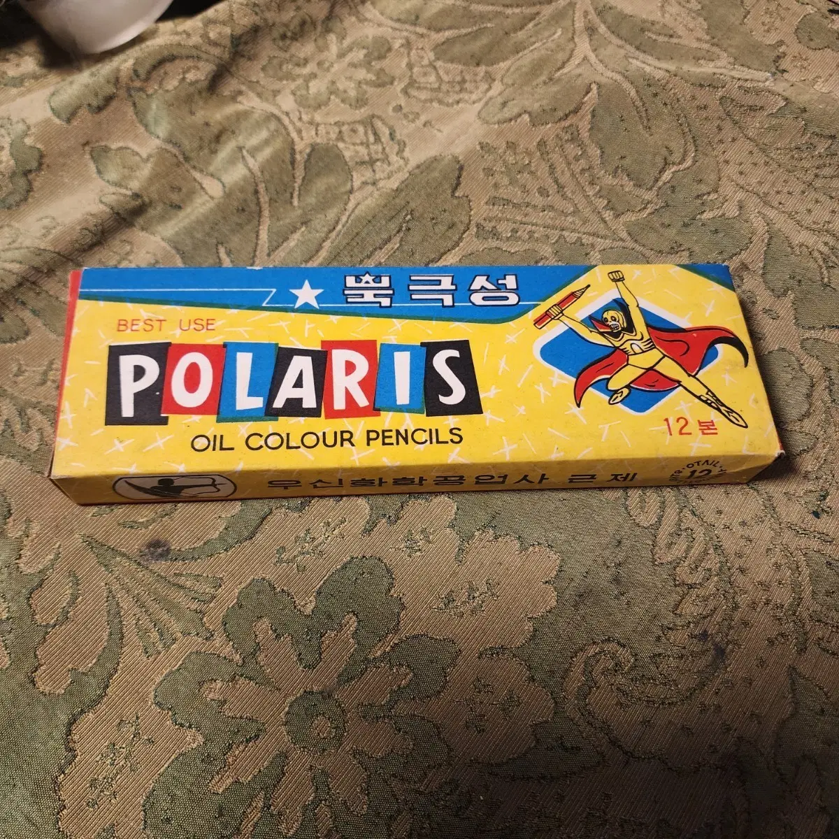 1970~1980년대 빈티지  북극성 색연필 미사용