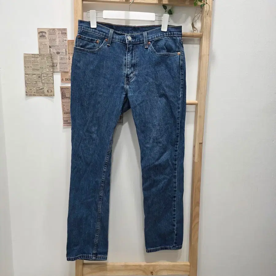 [W32 L30]블랭크탭 리바이스 511 워터리스 데님 팬츠 중청