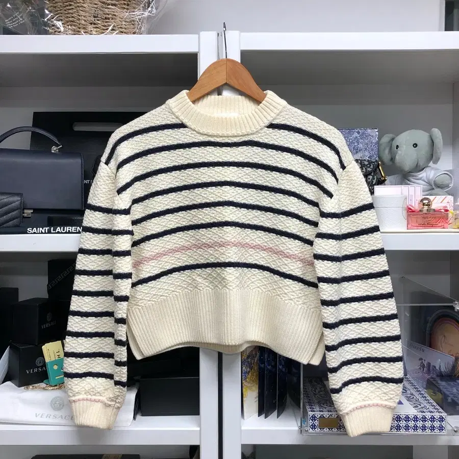[ molli ] 몰리 컬러배색 니트