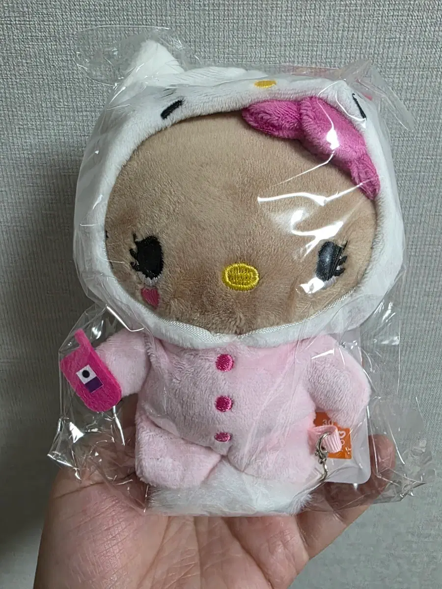 산리오 태닝 키티 갸루키티 인형 키링