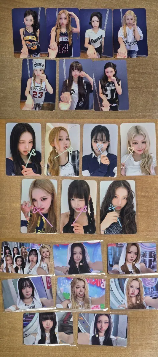 아워벌스데이 미공포 3종 포카 판매합니다