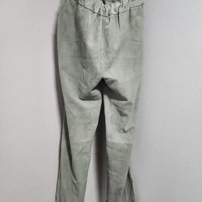 GEOGIO BRATO PELLA LEATHER sage green pant