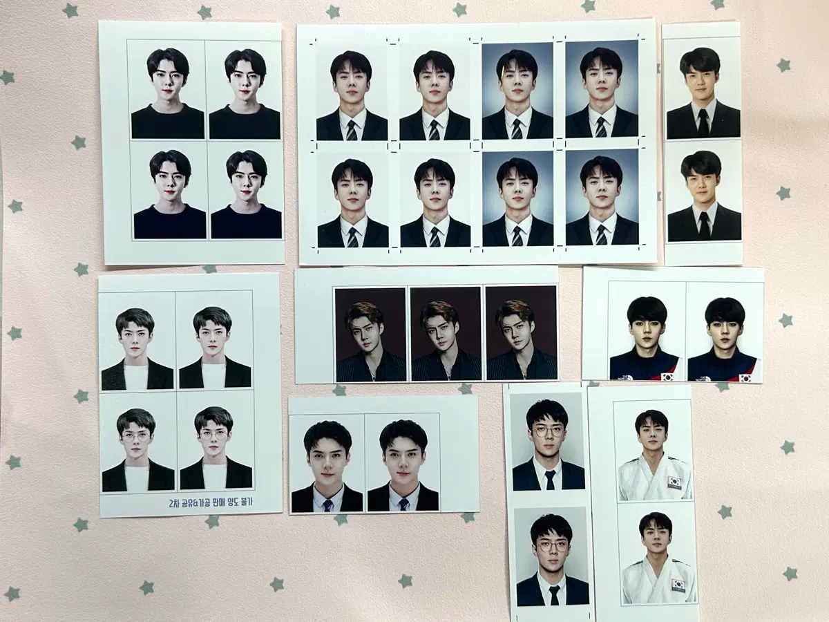 엑소 세훈 증사 증명사진 일괄 나눔 판매