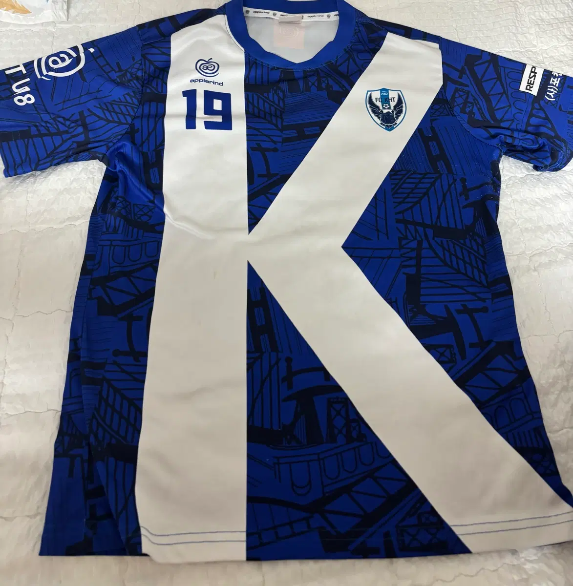 KHT 일동 u-18 축구부 19번 유니폼