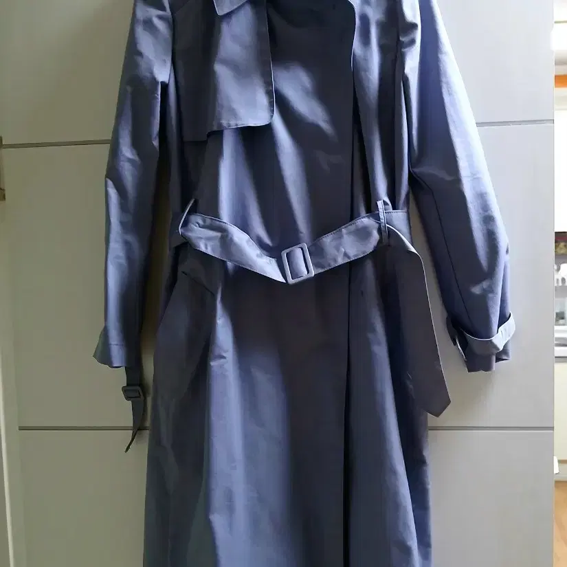 Dark Blue Sora Trench Coat