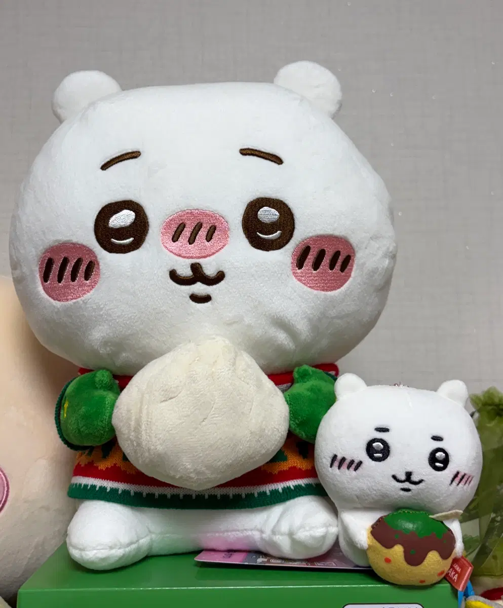 먼작귀 치이카와 세븐일레븐 쿠지 크리스마스 겨울 호빵 타코야끼 인형 키링 일괄