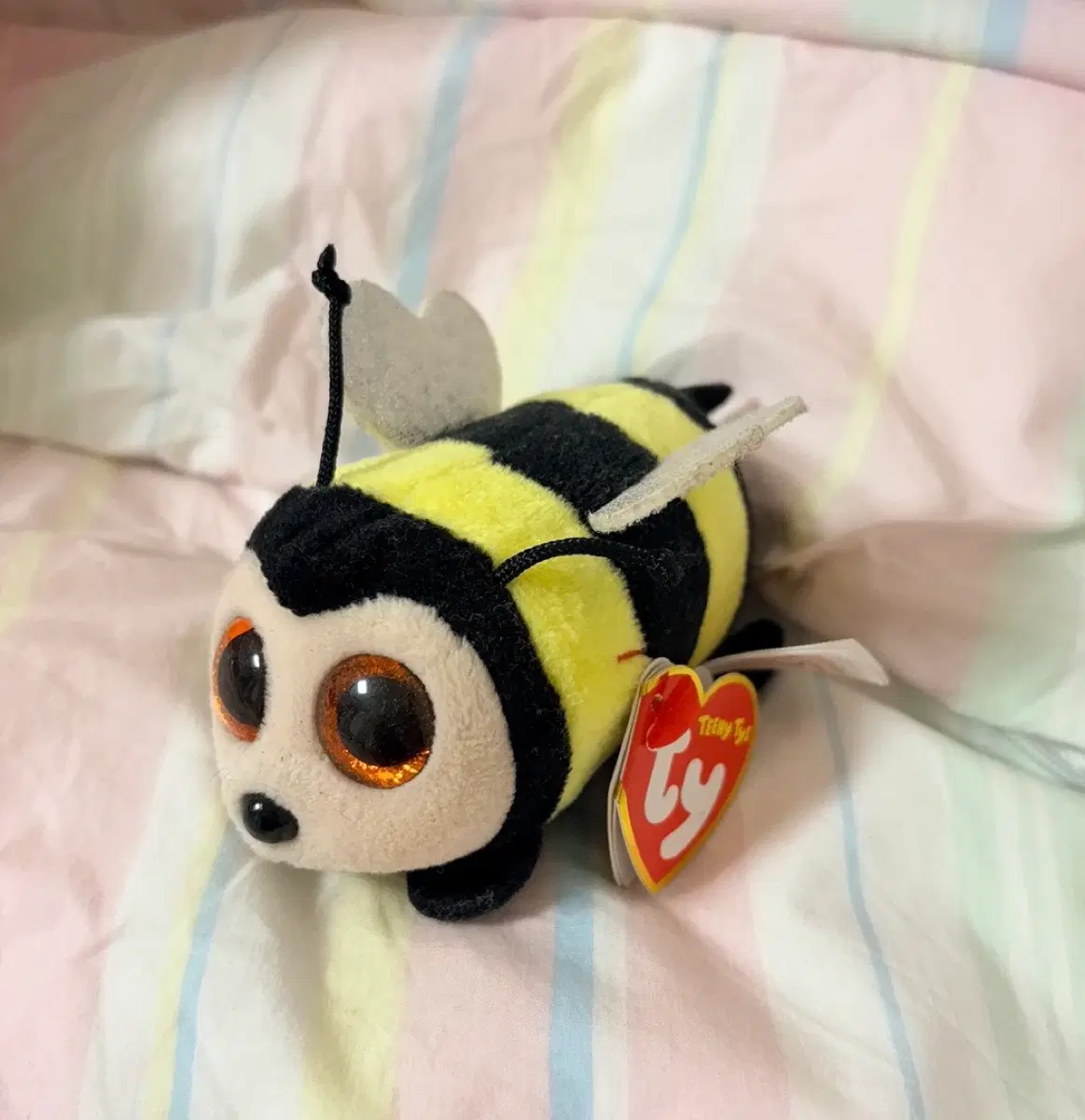 (빈티지) TY 비니 틴 꿀벌 Zinger 인형
