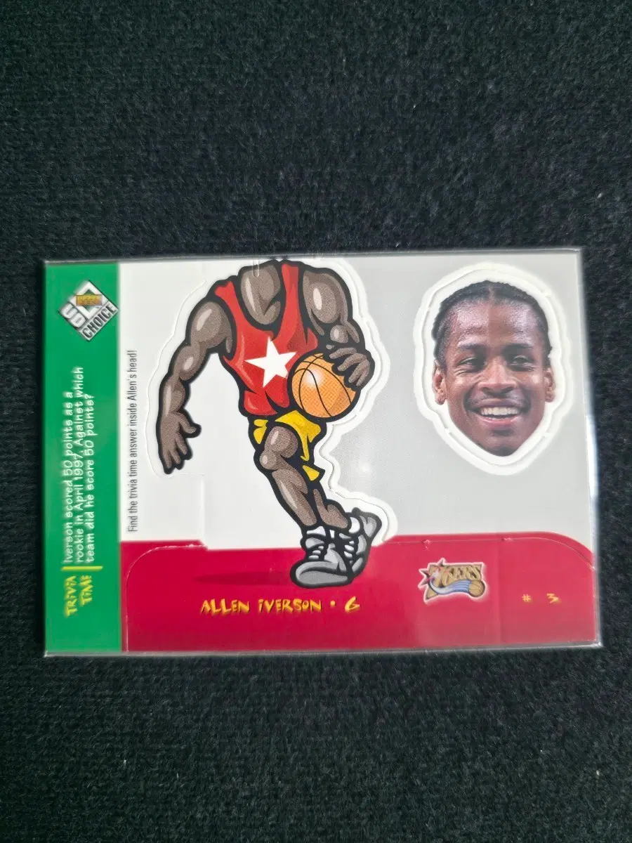 1998 Upper Deck UD Choice Allen Iverson Mini Bobbing Heads #20
