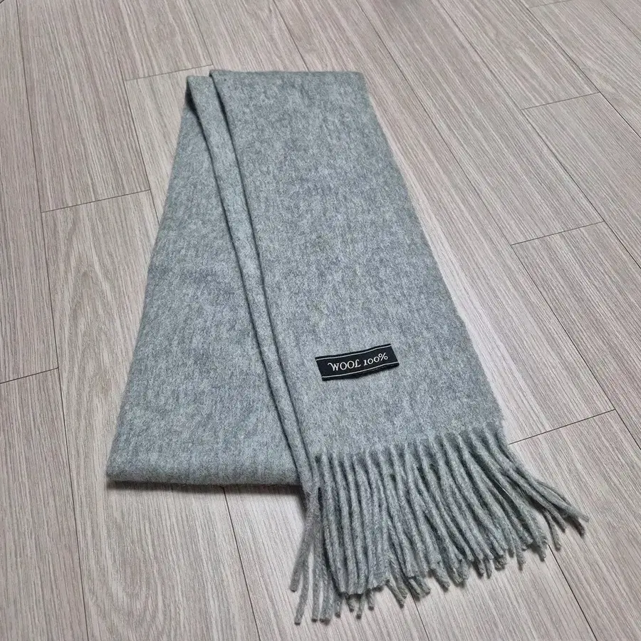 바이투 베이직 울 기본 목도리 그레이