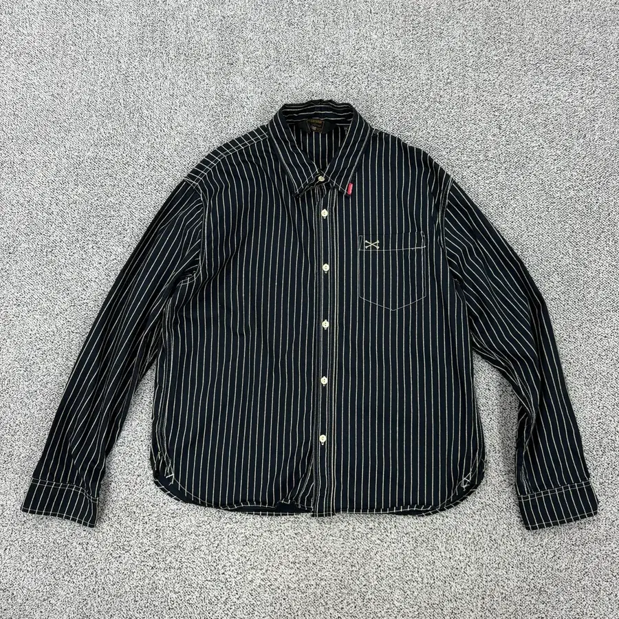 VANSON 스트라이프셔츠