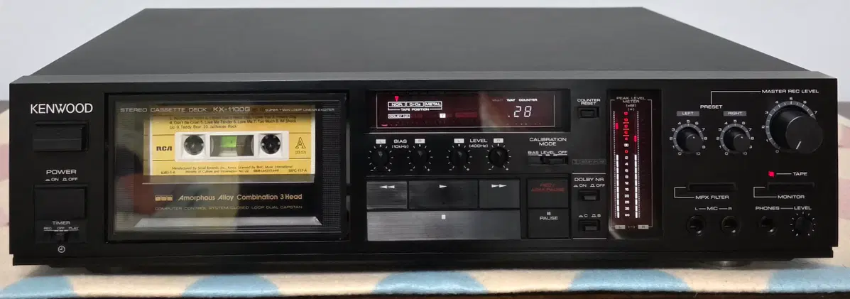 켄우드 카세트 데크 KX-1100G