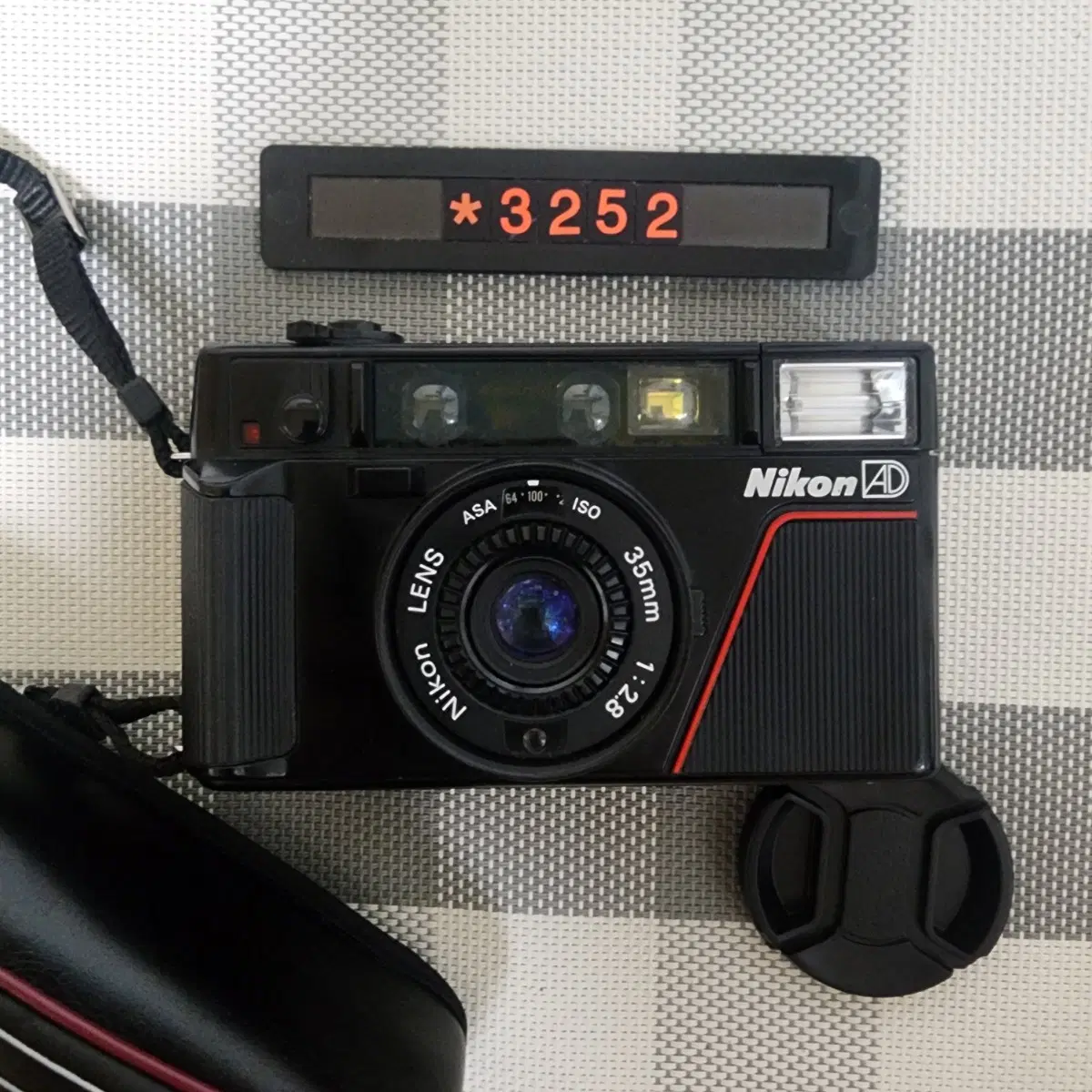 니콘 L 35 AD 필름카메라 파우치포함