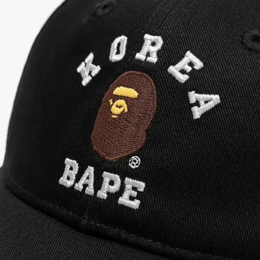베이프 BAPE 코리아 콜리지 캡 BLACK 미개봉 새상품