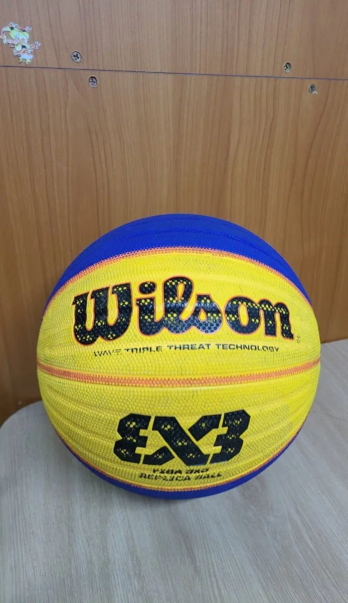 윌슨 농구공 3X3 옐로우 블루