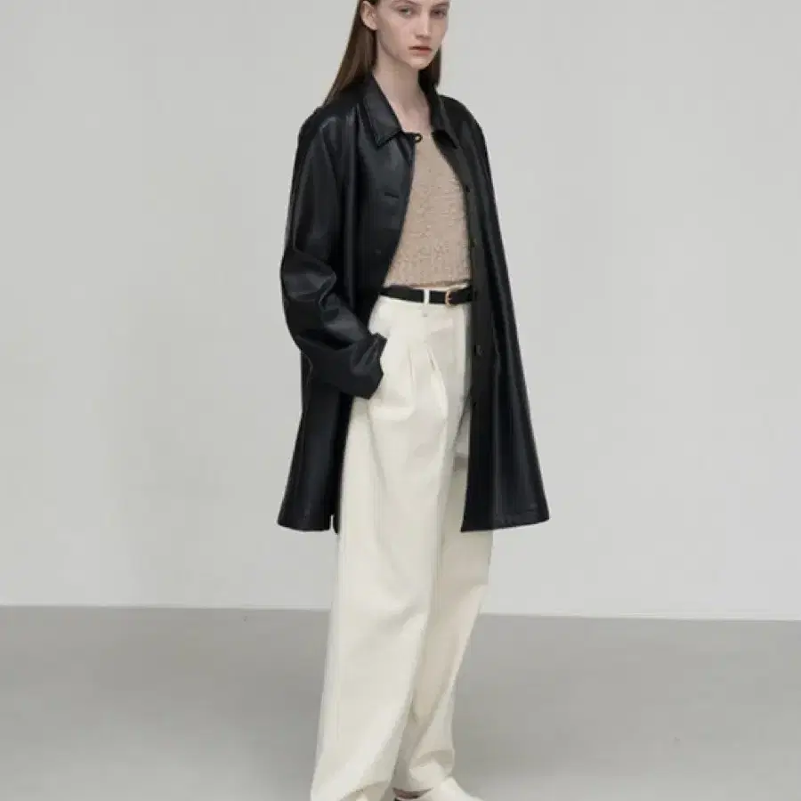 le17septembre LEATHER HALF COAT 르셉템버 가죽 자켓 레더 코트 르917