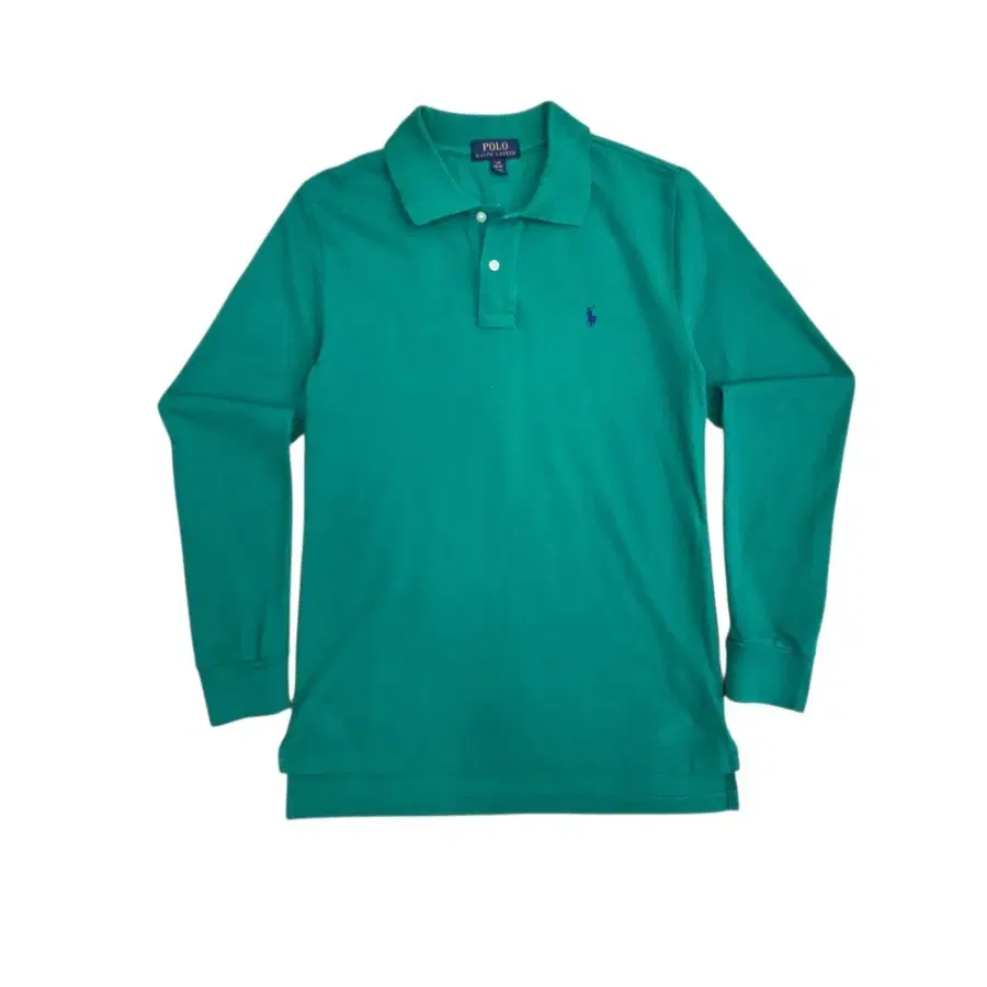 Polo Ralph Lauren 폴로 빈티지 그린 카라 긴팔 티셔츠