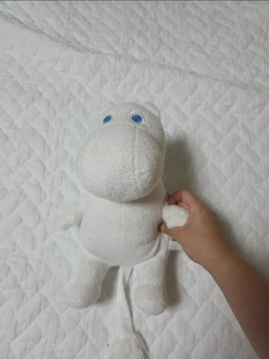 무민 인형 흰색 판매