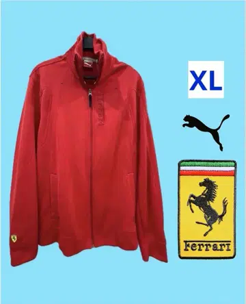 레어 페라리 PUMA Ferrari 나일론 자켓 빨간색 XL 사이즈