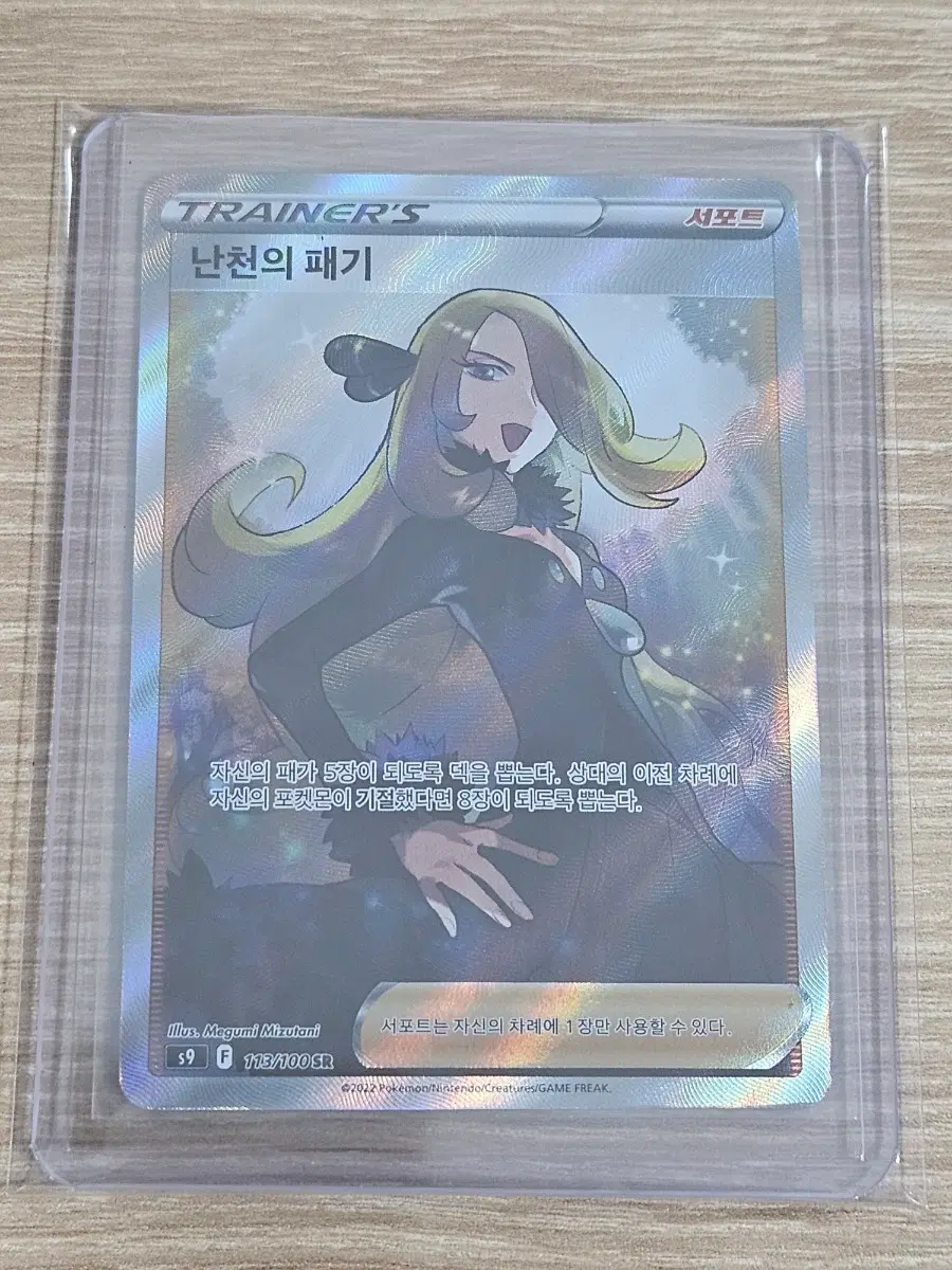 포켓몬카드 난천의 패기 113/100 SR