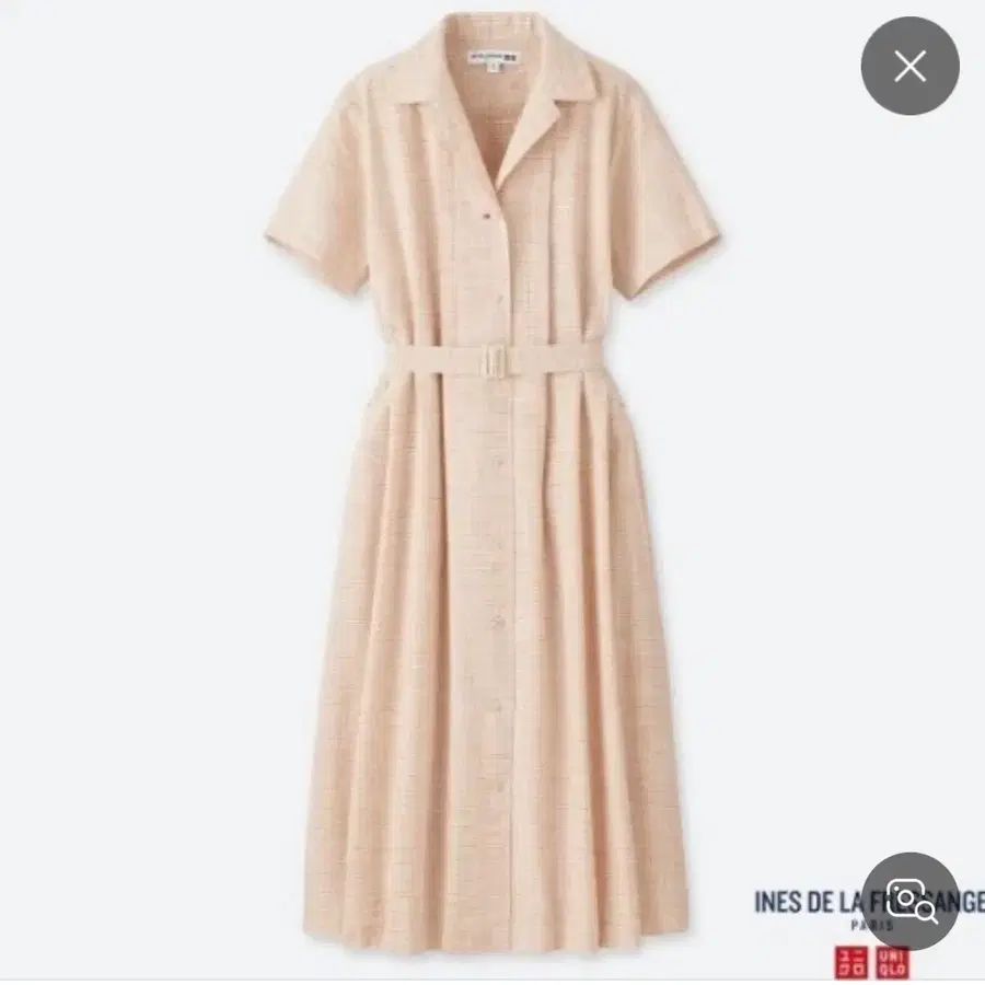 유니클로 이네스 드 라 프레상쥬 셔츠 원피스 L
