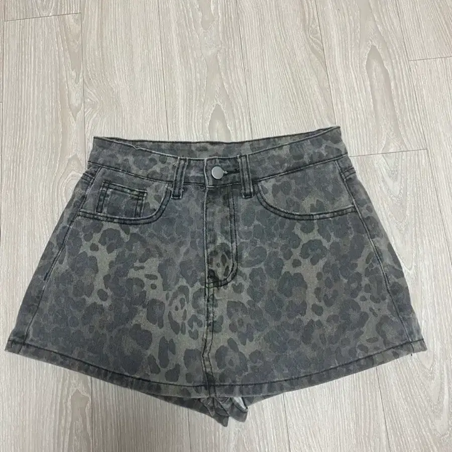 레오파드 치마바지 s