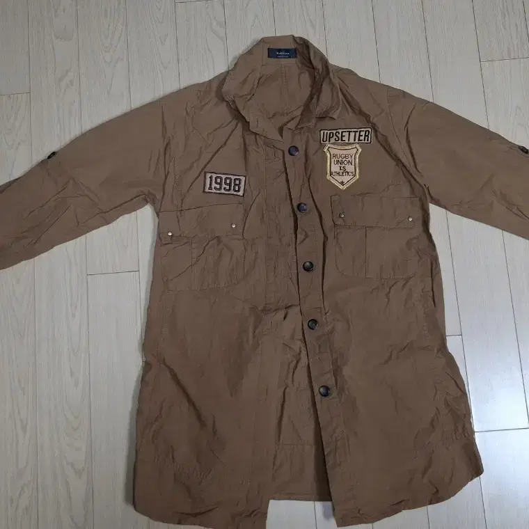 브라운 롱 자켓 1998 패치