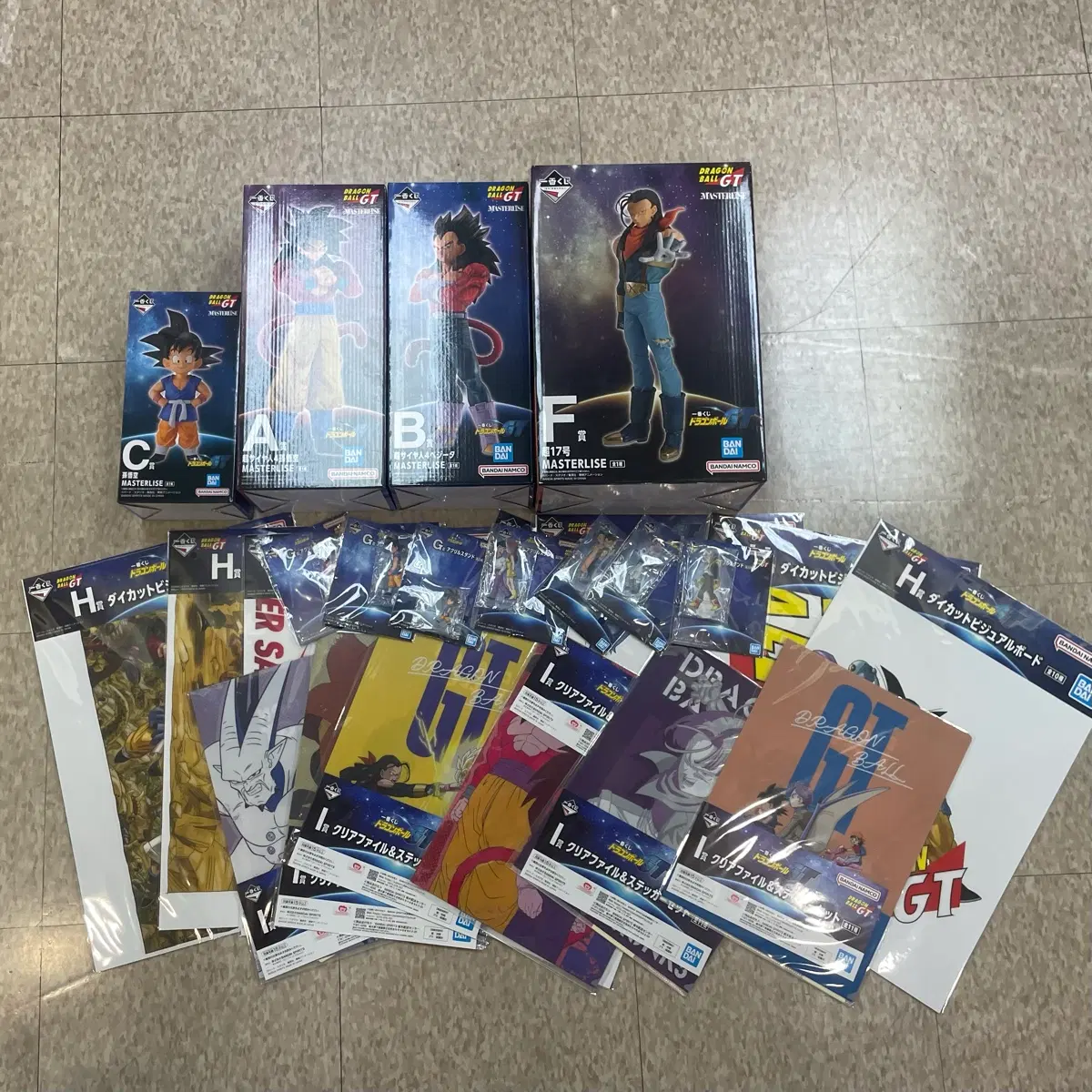 드래곤볼 GT 제일복권 A,B,C,F,G,H,I 24종 일괄