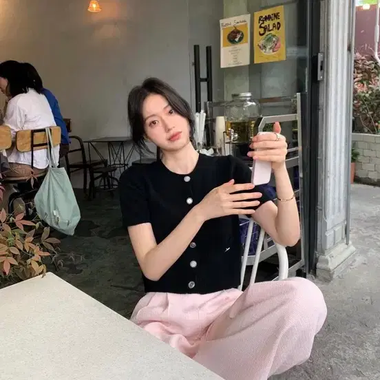 르플레인 Taupe Cardigan