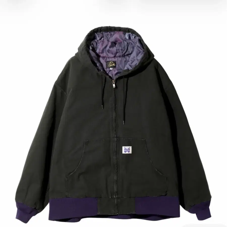 Needles 11oz zipped work hoodie m