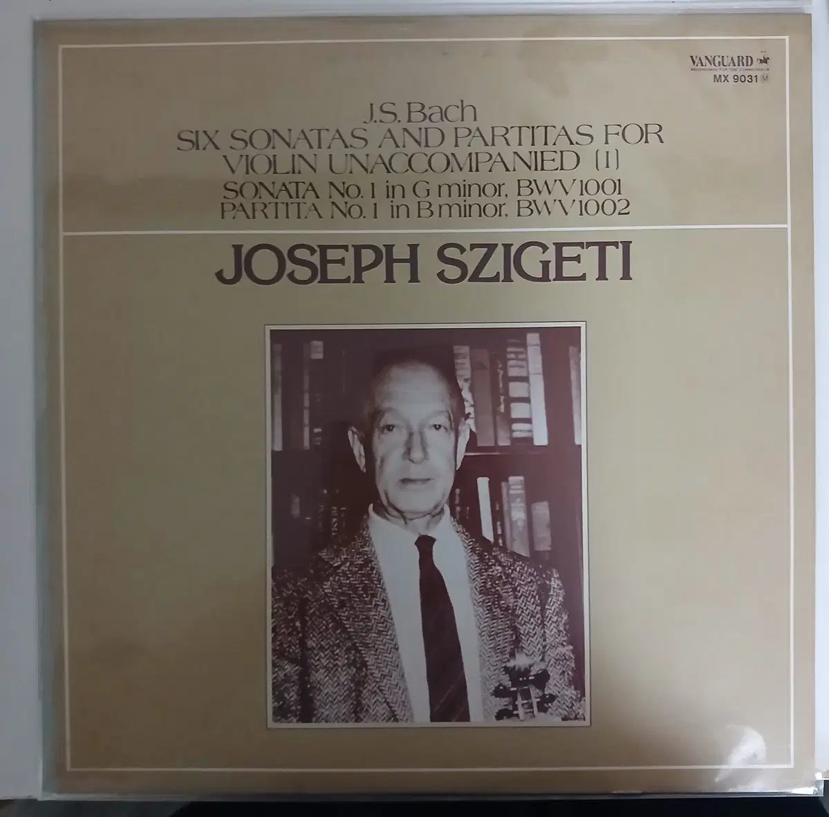 요제프 시게티 Joseph Szigeti / Bach Six Sonatas And Partitas For Violin Unaccompanied 전곡 (1978 Japan 3xLP)