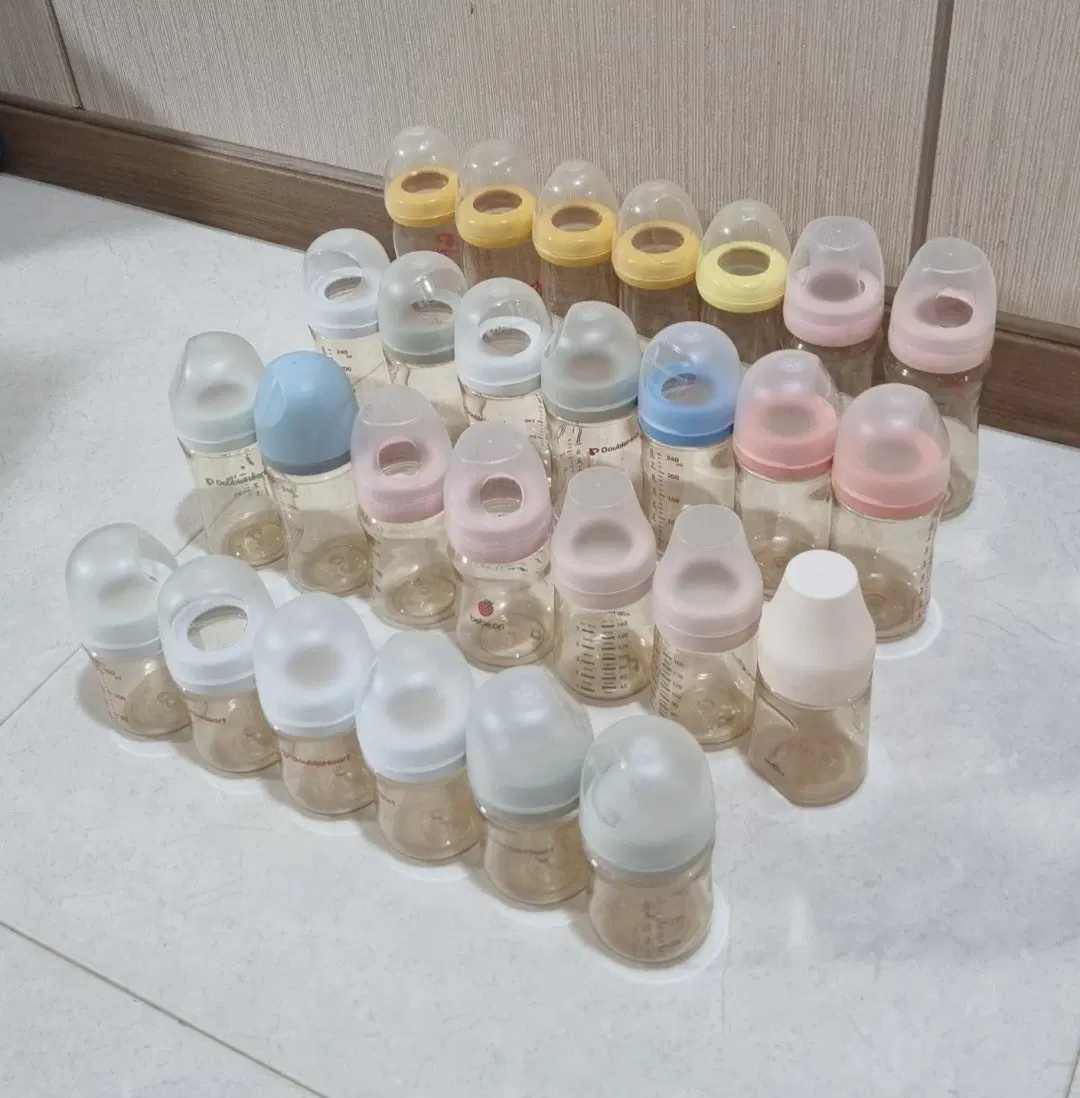 PPSU 더블하트 스펙트라 베베온 젖병 240ml 160ml 개당