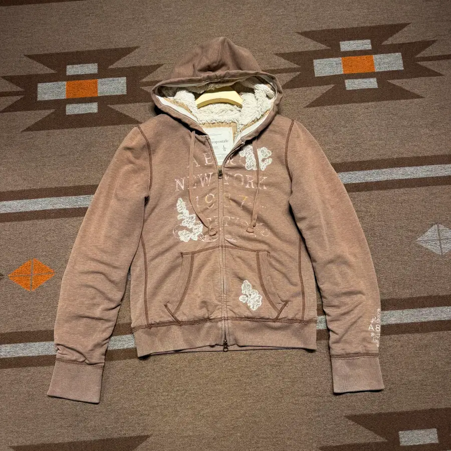 타임세일)Aeropostale y2k 에어로포스테일 여성 후드 집업 L