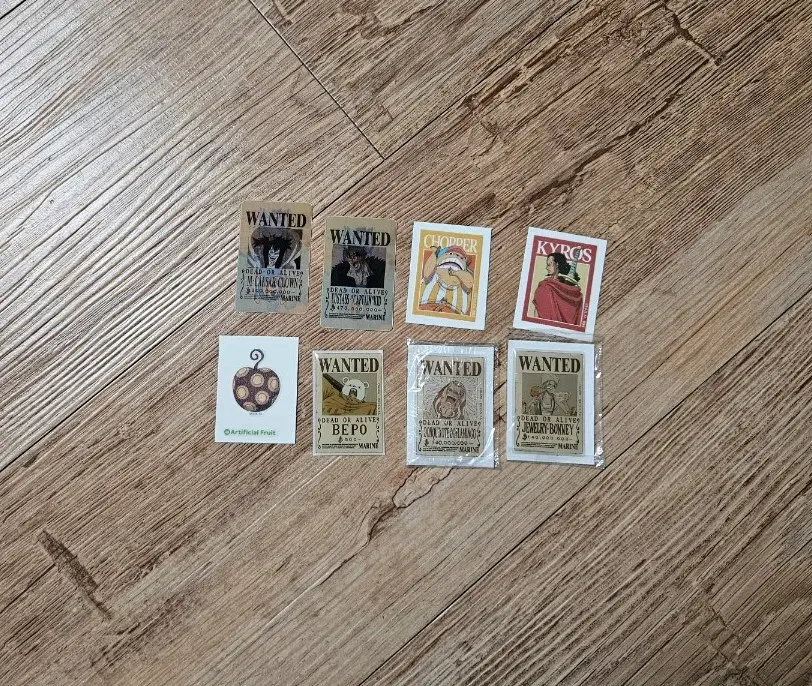 원피스 스티커 8개 일괄