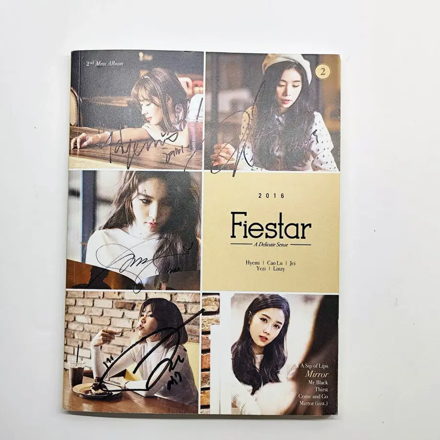 [친필사인반] 피에스타 미니 2집 A Delicate Sense 친필 사인 앨범